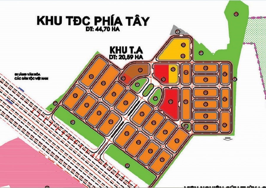 Phân khu phía tây đại học quốc gia Hoà Lạc